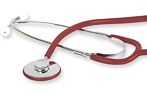 GIMA 32571 Stetoscopio fonendo Wan, Adulti, Lira Bordeaux