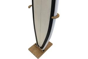 COR Surf Support de planche de surf en bambou | Support de qualité supérieure pour exposer votre planche