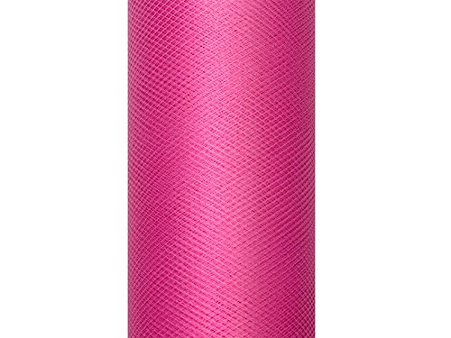 15cm breit / 9m lang Tüll Dekostoff Tüllband Schleifenband Tülldekostoff - Like a Girl- wir lieben Hochzeiten® (Pink)