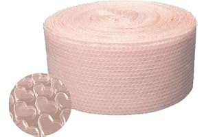 Namzi 5 m x 20 cm rosa hjärtform stötsäker luftbubbla rulle wrap party presenter skyddande film förpackning bröllopsdekoratio