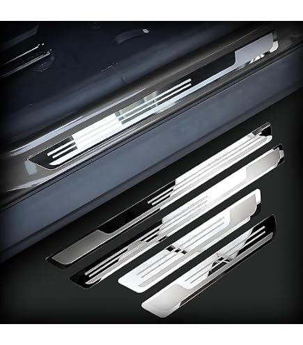 Protections Seuil De Porte En Acier Inoxydable Pour Dacia Duster III (2020-2025) - Lot De 4