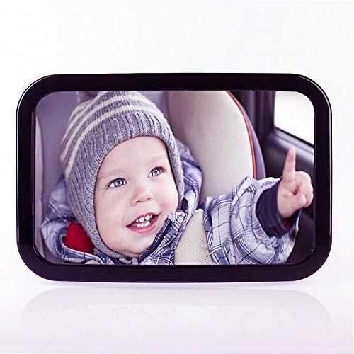 Baby Car Mirror for Back Seat | Rear Facing Infant in Backseat with Wide Crystal Clear View and Shatterproof by LOONG