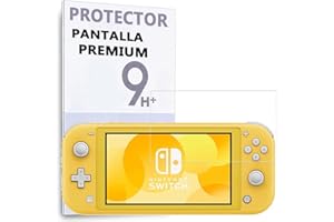REY Pellicola salvaschermo per Nintendo Switch Lite, Vetro temperato, di qualità Premium