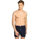 Tutku İ&ccedil; Giyim Pamuklu Penye D&uuml;ğmeli Erkek Boxer 3 L&uuml; Paket (Lacivert, XL)