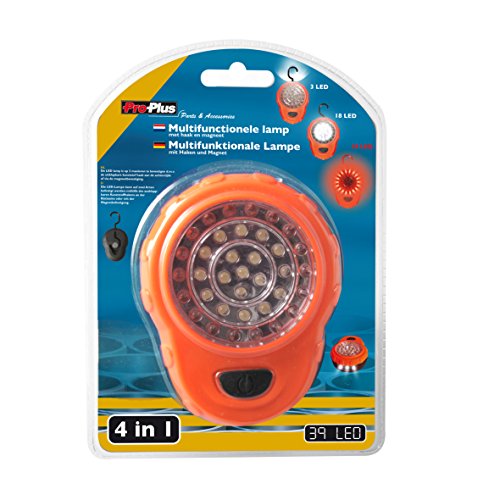 Multifunktions Lampe 4 in 1 Arbeits Lampe 39 LED Leuchte Arbeitslampe Strahler Taschenlampe mit Magnet und Haken - 2