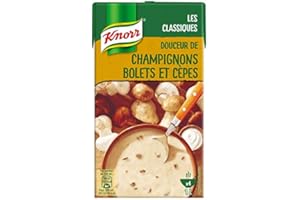 KNORR - Soupe Douceur De Champignons, Bolets Et Cêpes 1L - Lot De 3