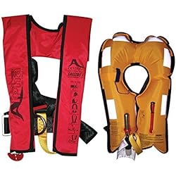 Lalizas Alpha Chaleco Salvavidas, Unisex Adulto, Rojo, Automático