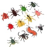 Lote de 12 TaoNaisi 12 piezas de colores surtidos y surtidos Mini insecto Bug Figures-Plastic
