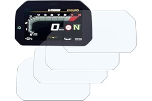 Speedo Angels Dashboard Displayschutzfolie Tachoschutzfolie für R1250 GS (2018+) 2 x Ultra Klar & 2 x Entspiegelt