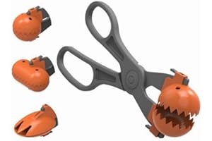 Nerthus FIH 167 - La Croquetera, Ideal para Albóndigas, Croquetas u Otros Alimentos, Gris/ Naranja, 9 x 25 x 5 cm