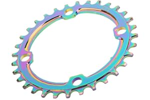 VGEBY Bike Chainring 104BCD with Positive and Negative Teeth Suitable for Mountain Bikes