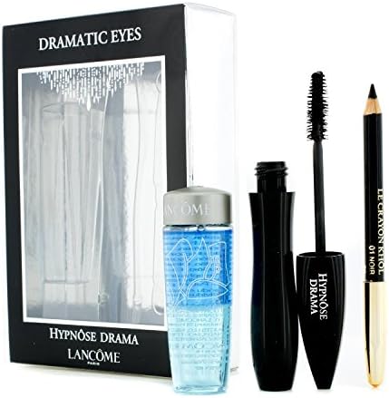 Lancome Hypnose Drama Black Mascara, Bi-Facil Eye Make-up remover, Mini Black Crayon Khol Black
