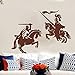 Produktbild Wandaufkleber Wandtattoos Wandsticker Ritter Krieger Kinderzimmer Wohnzimmer Lego Mittelalterlichen Drachen Slayer Pferd Solider Armee Schlafzimmer Vinyl Decor Finish Größe 56X42 Cm