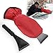 Produktbild Auto Eiskratzer, Migimi Handschuh Eiskratzer, Auto Winter Eiskratzer, Schneeschaufel Eisschaber Handschuh, Rot+Schwarz
