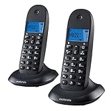 motorola dual core Motorola c10002lb + - Duo - Compatible GAP DECT - Pantalla retroiluminada azul - Altavoz manos libres - Agenda 50 nombres - Modo Eco - Función mute - 10 tonos de llamada - interfonos - extensible hasta a 5 combinados - Identificación de la llamada entrante