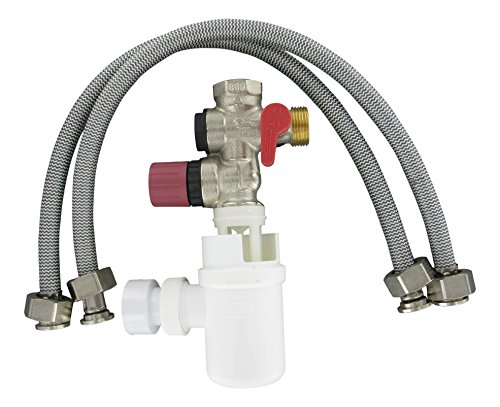 Comap-Sicherheitsgruppe für Durchlauferhitzer mit siphon/2 Schläuche für die Wasserzufuhr 3/4 Zoll