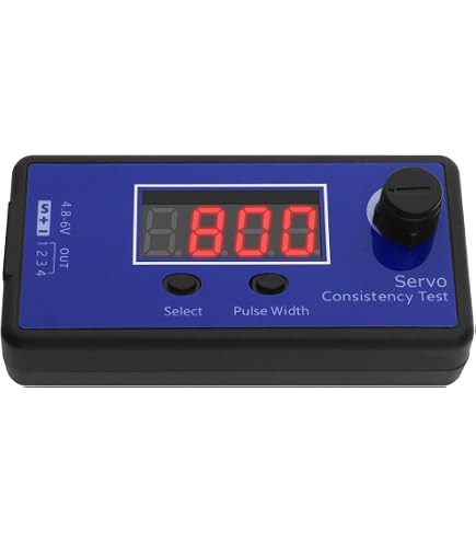 Boîtier Pile 4xAA 6V Avec Testeur Servo 3 Voies – Heevhas – Pour RC, Robot, Hélicoptère