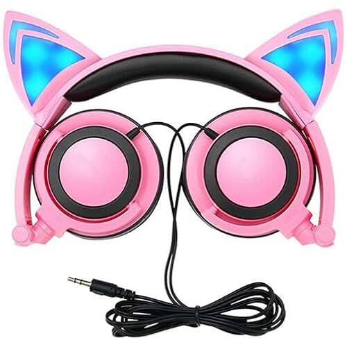 Amazon.co.uk pink cat ears headphones Electronics & Photo