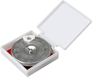 Homswitch Silver Metal Black Base 13 Key C-C Tuning Pipes Pitch Pipe Tuner Tuning for Guitar Tuning