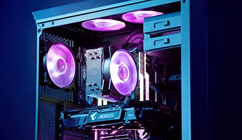 Cooler Master MasterAir MA410P RGB - Ventiladores de CPU  4 Heatpipes  1 x MasterFan AB 120 RGB Ventilador  LED RGB  MAP-T4PN-220PC-R1