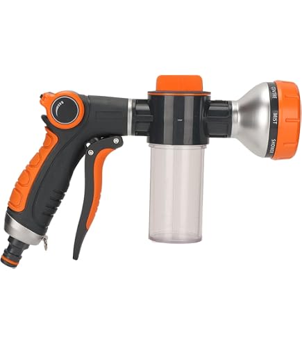 6 Positions + Réservoir Savon 500ml Pour Jardin Et Nettoyage