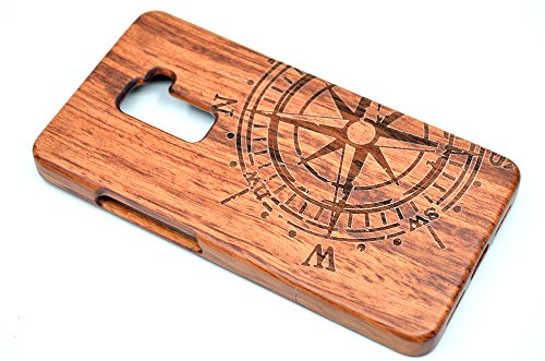 Holzsammlung Huawei Mate S Funda de Madera - Br  jula de palo de rosa - Natural Hecha a mano de Bamb   Madera Carcasa Case Cover