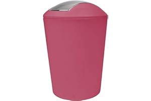 douceur d'intérieur, Poubelle Flic Flac (5.6 L) Vitamine Framboise, Plastique
