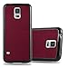 Produktbild Cadorabo Hülle für Samsung Galaxy S5 / S5 NEO - Hülle in Wooden ROT – Handyhülle aus TPU Silikon in Vintage Holz Optik - Silikonhülle Schutzhülle Ultra Slim Soft Back Cover Case Bumper