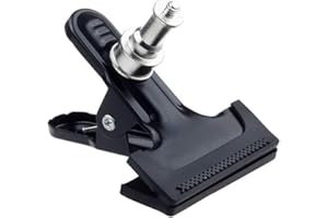 Chiloskit Universale Metallo Standard 1/4 Vite per Photo Studio Camera Flash Light Stand Camera Flash Holder Staffa Luce Del Basamento Clip Grande Morsetto Grip