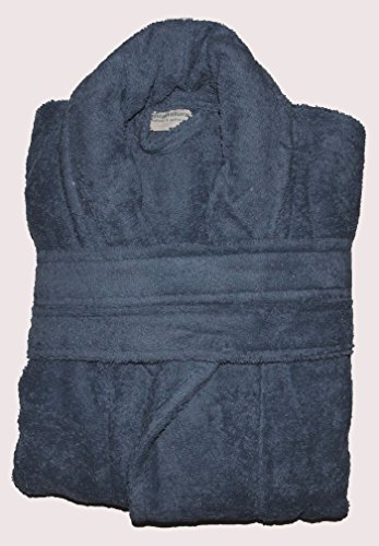 Aquanatura Peignoir en coton Bio, coloris Myrtille, Taille M