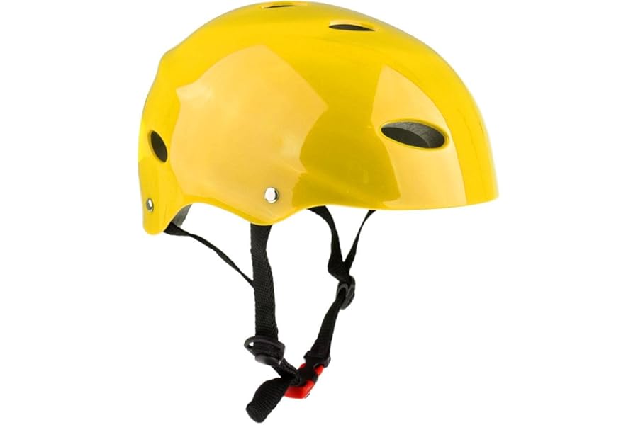 Water Sports Safety Helmet for Wakeboard Kayak Canoe Boat Surfing L Yellow