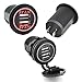 Produktbild Watermark 4,2A USB Einbau Steckdose Ladegerät 12V 24V Adapter KFZ LKW Boot LED rot 2 x 2,1A