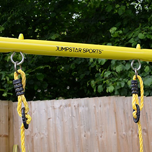 Garden Swing Set Childrenâ€™s Outdoor Playset 2 Swings 1 Glider Jump Star Sports