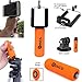 Produktbild accessorybasics snap-ii Universal Smartphone Halter Mini Hand Grip Stabilisator mit 1/4-20 Anschluss & GoPro Stativ Adapter für Apple iPhone 6S Plus/6 5S Samsung Galaxy S6 S5 Note 5 Edge 4 3 HTC One Max Motorola Moto X G Droid Google Nexus 4 5 LG G3 G4 Sony Xperia & GoPro Hero 4 3 Silber/Schwarz Camcorder. Inkl. Herstellung Direkter Ersatz Garantie