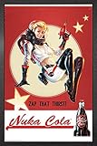 Fallout 4 Nuka Cola Black Framed Poster 64 x 94.5cm