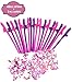 Produktbild Locisne 40pcs Penis trinken Strohhalme + 2bag Henne Partei spritzt, saugen verrückte Strohhalme tun Willy Stroh Henne Nacht Party Zubehör