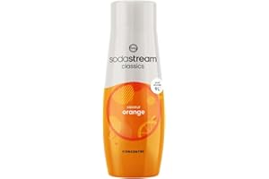SodaStream Concentré Orange pour Machine à Eau Pétillante et Soda | Préparez jusqu'à 9 Litres de Soda à l'Orange en Quelques Secondes, 440ml