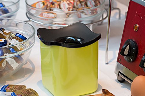 Rosti Mepal 108552091200-Abfalleimer Tisch Cube Melamin Zitrone 12,0 x 12,0 x 13,6 cm - 3