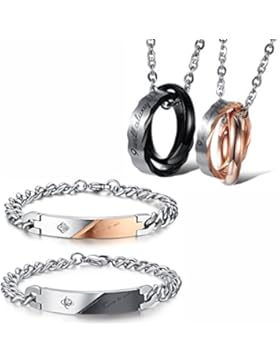 Kim Johanson Edelstahl Pärchen Schmuckset