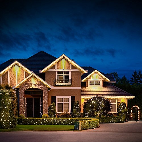 Lichterkette 200er LED TaoTronics warmweiß 20m dimmbare Kupferdraht wasserdicht Sternenlicht außen und innen für Weihnachten Halloween Zimmerdekoration Hochzeit 3 Modi 10 Stufen Helligkeit - 8