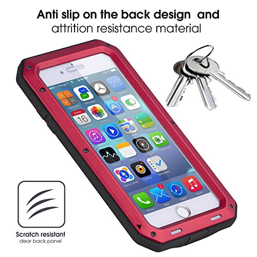 Iphone Aluminum Metal Case Shockproof Dust Proof Water