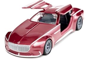siku 2357, Vision Mercedes-Maybach 6 Grand Coupé, 1:50, Metall/Kunststoff, Rot, Öffenbare Flügeltüren, Wechselbare Räder