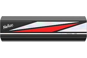 Netac SSD esterno portatile da 1 TB, fino a 2000 MB/s USB-C, unità SSD esterna, funziona con Playstation, Xbox, PC e Mac, USB-C 3.2