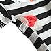 Cute Baby Girls kids Toddler Princess Kids Stripes One-pieces Denim Jeans Dre...