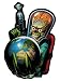 Produktbild Kreepsville 666 Aufnäher Mars Attacks World Domination 5 x 10 cm