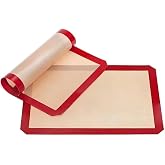 ARVALE Fırınlanabilir Silikon Pişirme Matı - Yıkanabilir Fırın Matı 30 x 40 cm