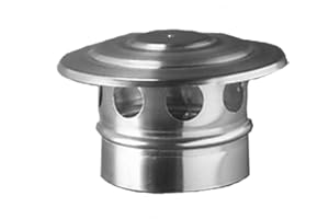 DACHRINNEN & ZUBEHÖR TITANZINK Dunsthaube Titanzink in den Größen NW 76, 80, 87 und 100 (B)