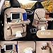 Produktbild uyhghjhb Multifunktions-Auto-Sitz-Aufbewahrungstasche Hänge-Tisch für Esszimmer Rack Tasche Organizer Holder beige