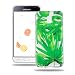 Produktbild Suming Samsung Galaxy J5 2017 SM-J530F Tasche Transparente Kristallklare Schutzhülle Weiche TPU Silikon Schale Flexible Schlanke Leichte Schutzhülle Anti-Kratz Stoßfeste Staubdichte Etui - Grüne Blätter