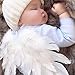 Produktbild Neugeborenes Baby Fotografie Prop Neugeborenes Baby prop-photography Engel Feder Flügel mit Stirnband Taufe Geschenk-Set